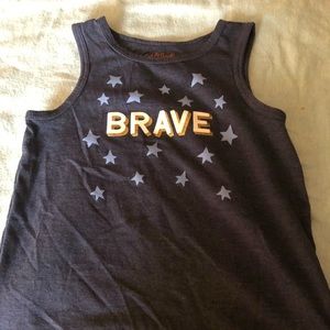 Brave tank tip for girls 5t